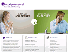 Tablet Screenshot of elwoodprofessional.com